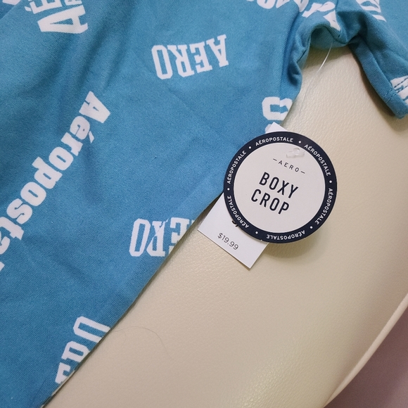 2 for $20,aeropostale AERO printed boxy crop - Picture 6 of 7